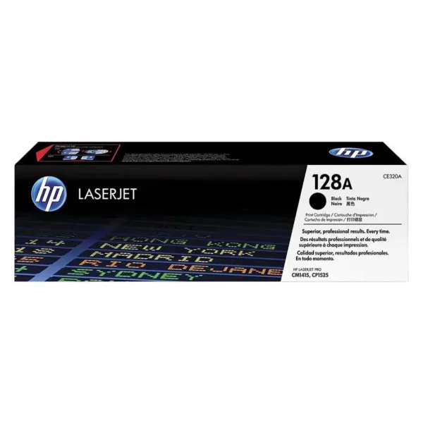 Toner Hp 128A (CE320A) Negro 2,000 Pag LaserJet CM1410