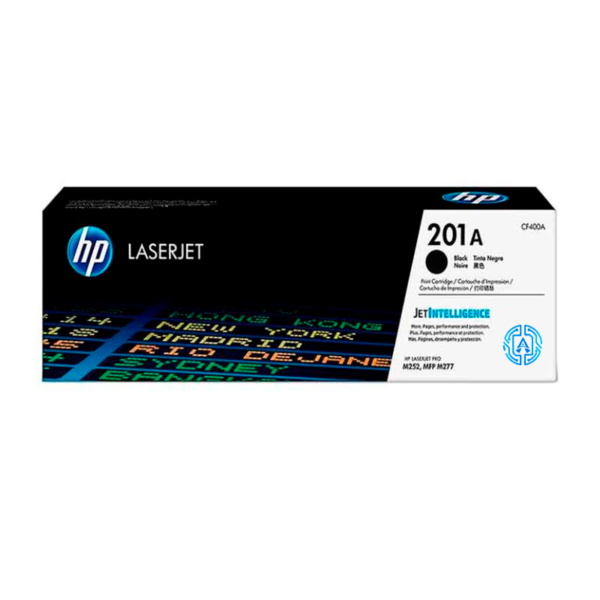 Toner Hp 201A (CF400A) Negro 1,500 Pag Laserjet M252DW