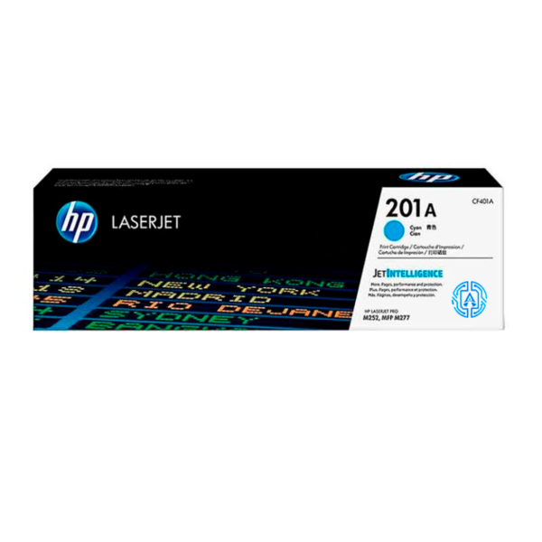Toner Hp 201A (CF401A) Cyan 1,400 Pag Laserjet M252DW