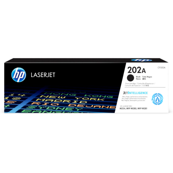 Toner hp LJ 202A (CF500A) Negro 1,400 Pag Color LaserJet Pro MFP M281fdw