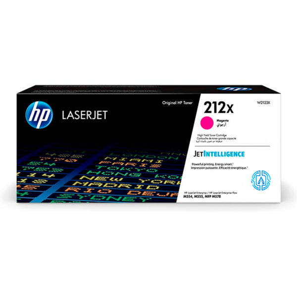 Tóner Hp 212X (W2123X) Magenta 10,000 Pag Color LaserJet Enterprise Flow MFP M578c