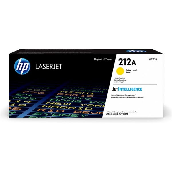 Tóner Hp 212A (W2122A) Yellow 4,500 Pag Color LaserJet Enterprise Flow MFP M578c