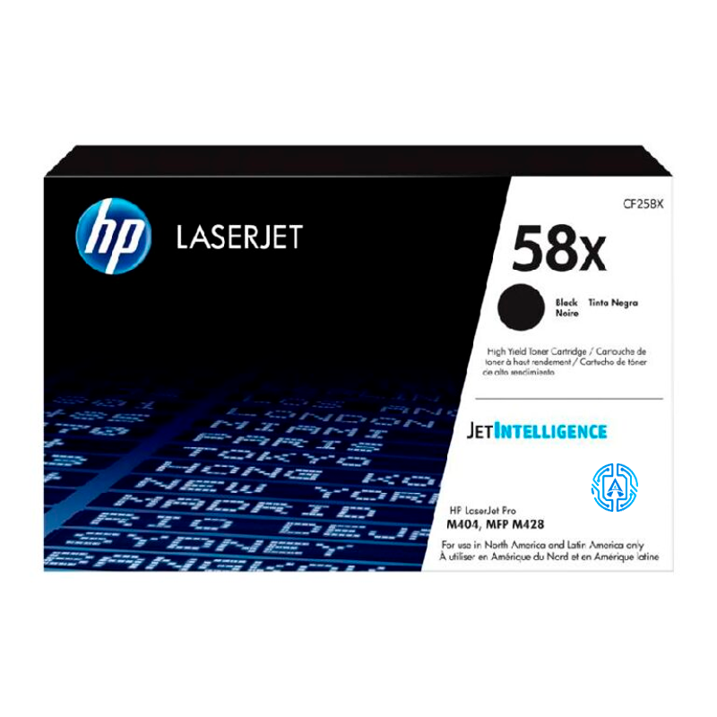 22 Toner Hp 58X (CF258X) 10,000 Pag LaserJet Pro M404n - Imagen 1