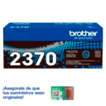 Toner Brother TN-2370 Negro, Rendimiento 2,600pg - Imagen 3