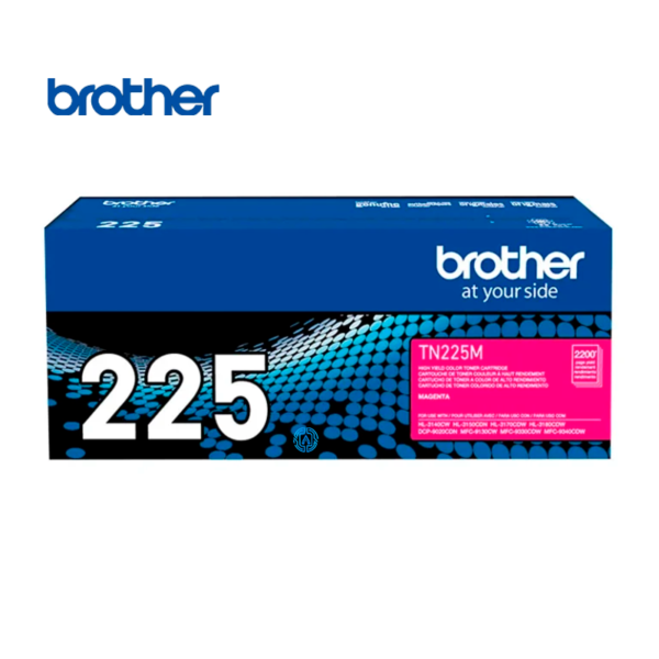 Toner Brother TN-225M Magenta 2,200 paginas