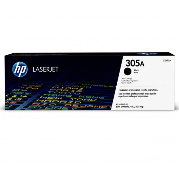 Tóner Hp 305A (CE410A) Negro 2,200 Pag LaserJet Color M351A