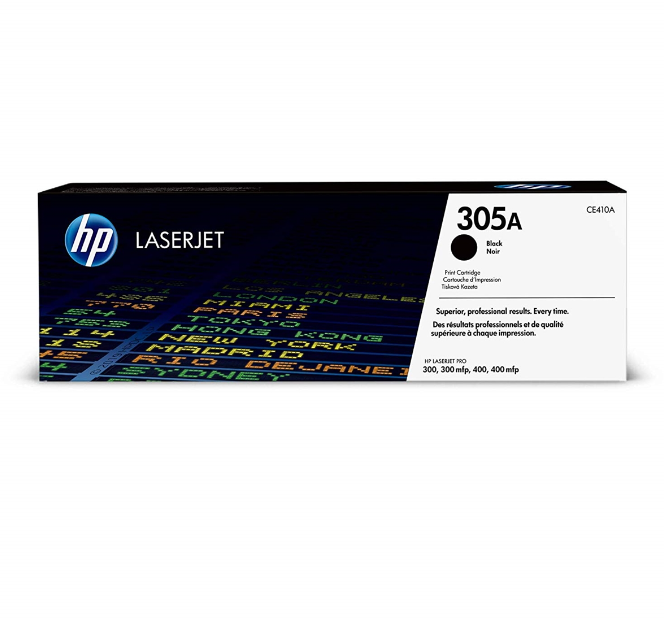 305ANG.png Tóner Hp 305A (CE410A) Negro 2,200 Pag LaserJet Color M351A - Imagen 1