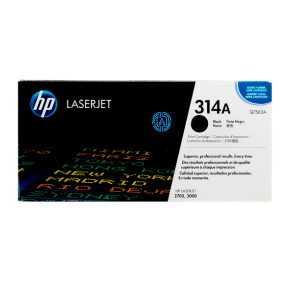 Tóner Hp 314A (Q7560A) Negro 6,500 Pag LaserJet 2700