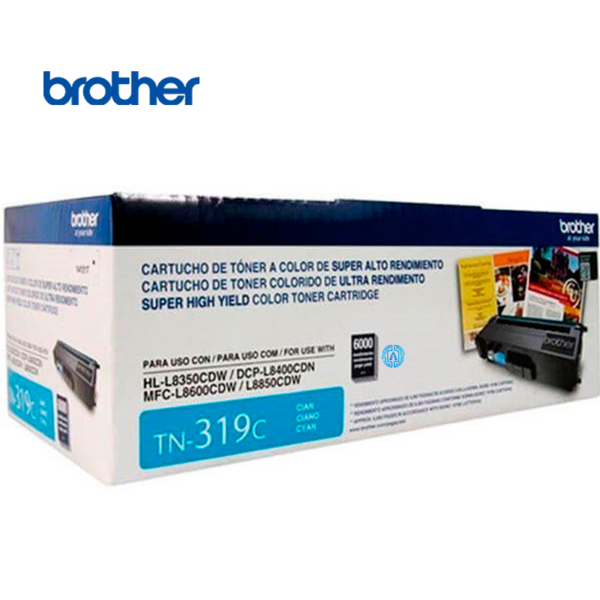 Toner Brother TN-319C Cyan 6,000 paginas