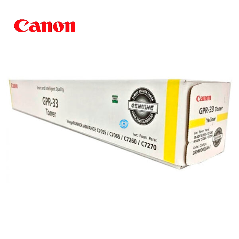 33 YELLOW Toner Canon GPR-33 Yellow 52,000pag - Imagen 1