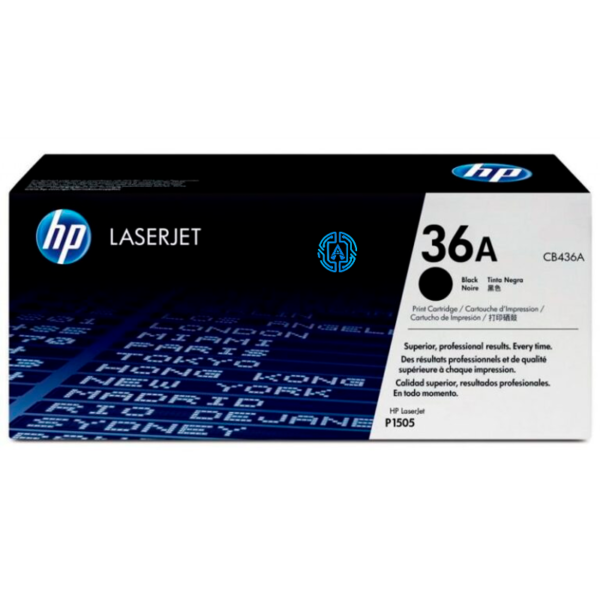 Toner Hp 36A (CB436A) Negro 2,000 Pag LaserJet P1505n