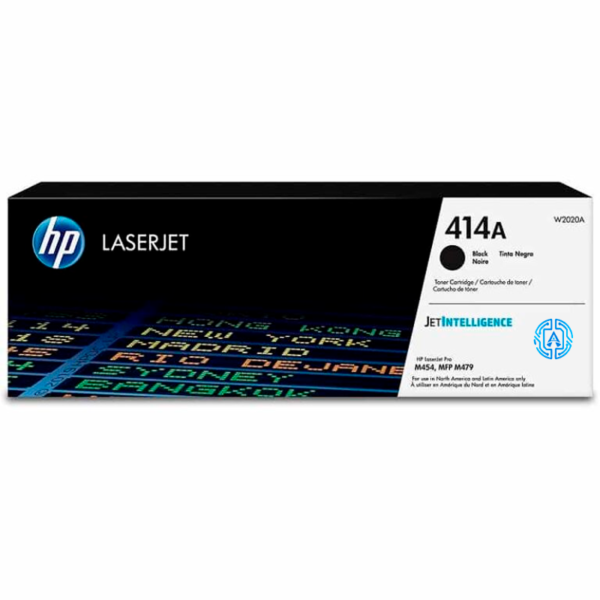 Tóner Hp 414A (W2020A) Negro 2,400 Pág Color LaserJet Pro M454