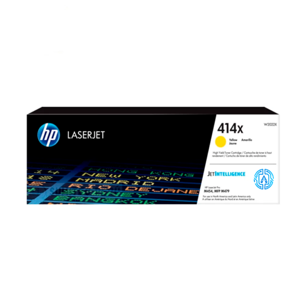 Tóner Hp 414X (W2022X) Yellow 6,000 Pág Color LaserJet Pro M454