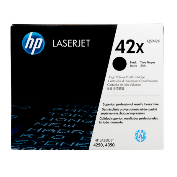 Tóner HP 42X (Q5942X) Negro 20,000 Pag LaserJet Pro 4240n