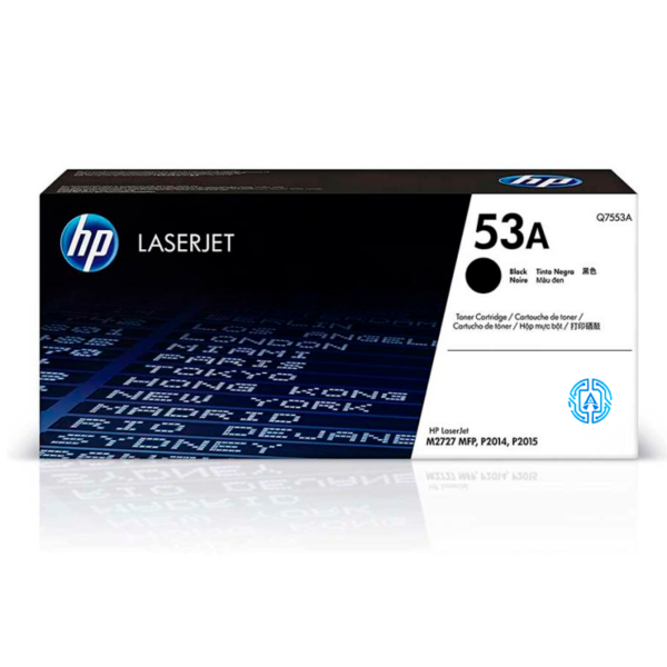 Tóner Hp 53A (Q7553A) Negro 3,000 Pag LaserJet P2014