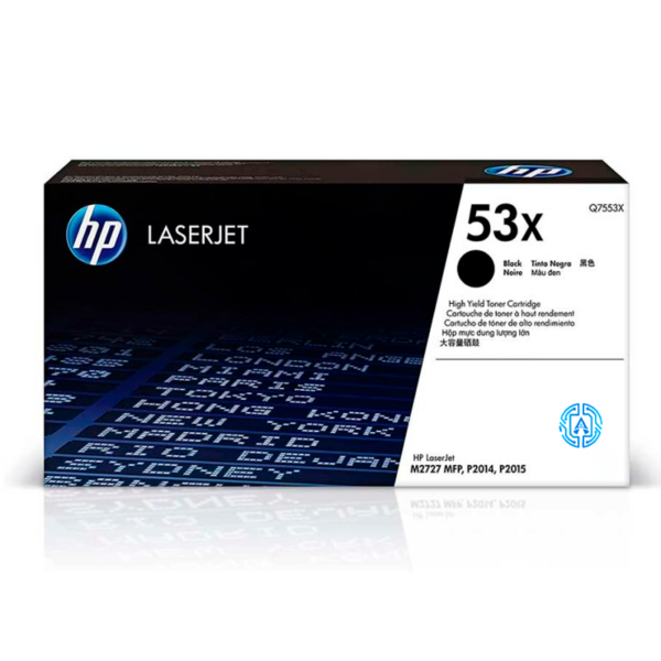 Tóner Hp 53X (Q7553X) Negro 7,000 Pag LaserJet P2014