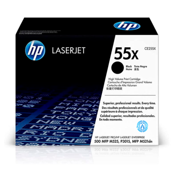 Toner Hp 55X (CE255X) Negro 12,500 Pag Laserjet PRO M521