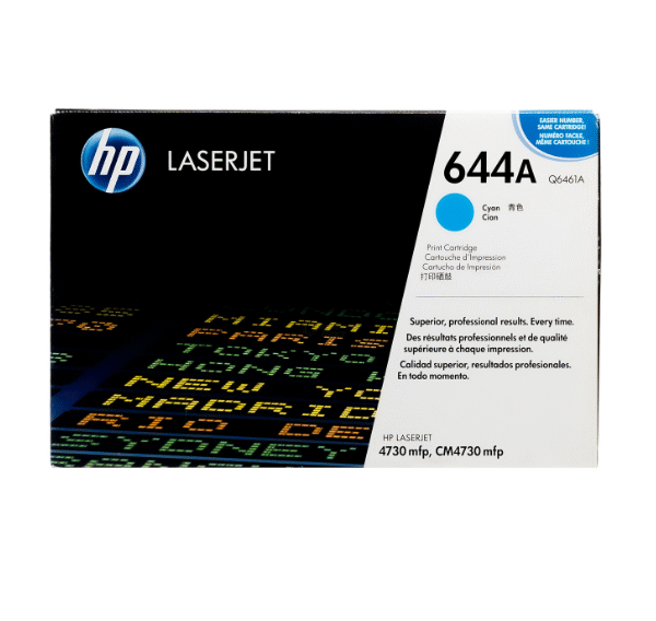 Tóner Hp 644A (Q6461A) Cyan 12,000 Pag Color LaserJet 4730