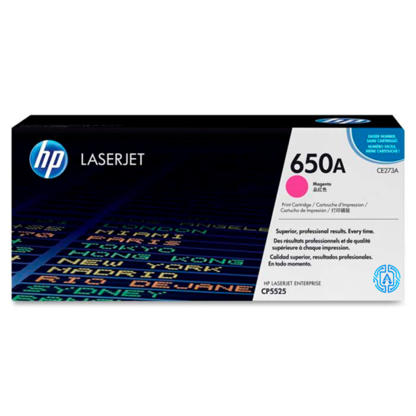 Toner Hp 650A (CE273A) Magenta 15,000 Pag LaserJet Pro CP5520