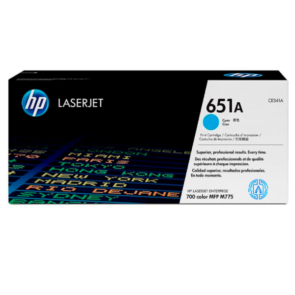 Toner Hp CE341A 651A M775 Cyan Original