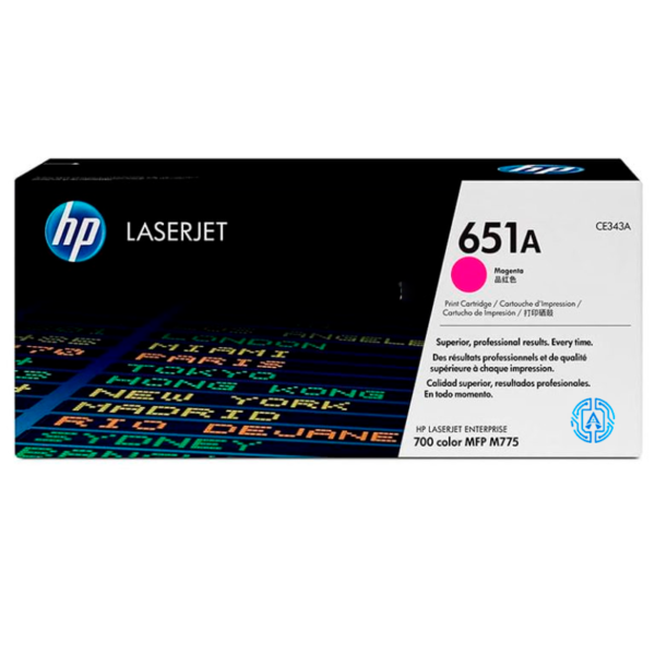 Toner Hp CE343A 651A M775 Magenta Original