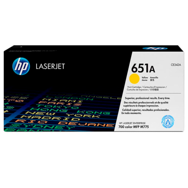 Toner Hp CE342A 651A M775 Yellow Original