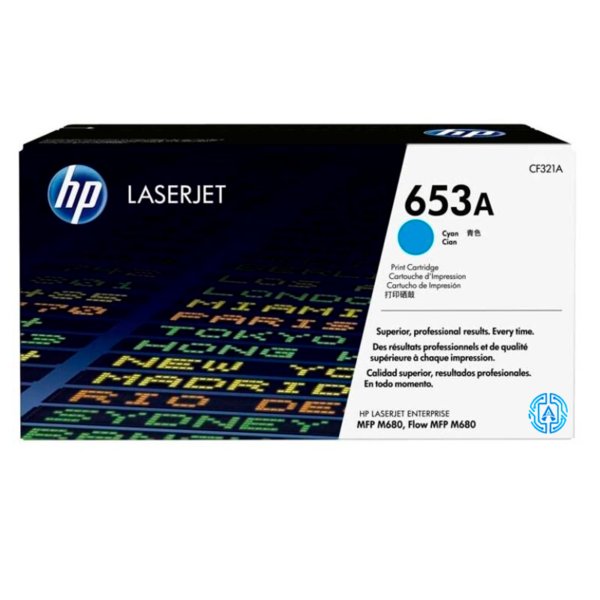Tóner Hp 653A (CF321A) Cyan 16,500 Pag Color LaserJet Enterprise Flow M680z