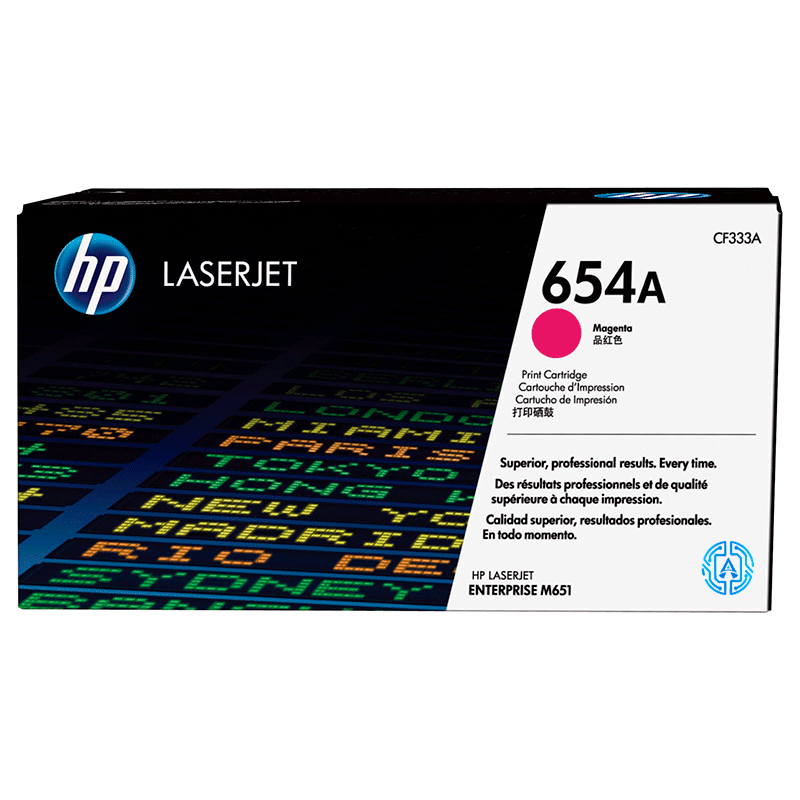 654A (CF333A) Magenta Tóner Hp 654A (CF333A) Magenta 15,000 Pag Color LaserJet Enterprise M651dn - Imagen 1