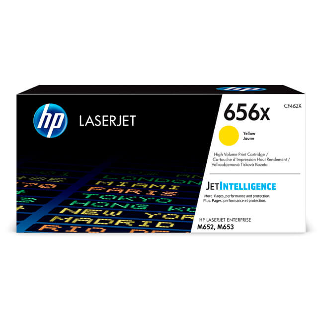 656x-y.jpg Toner Hp 656X (CF462X) Yellow 22,000 Pag LaserJet Pro M652dn - Imagen 1