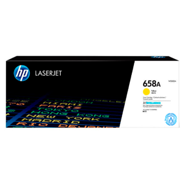 Tóner Hp 658A (W2002A) Yellow 6,000 Pag Color LaserJet Enterprise M751
