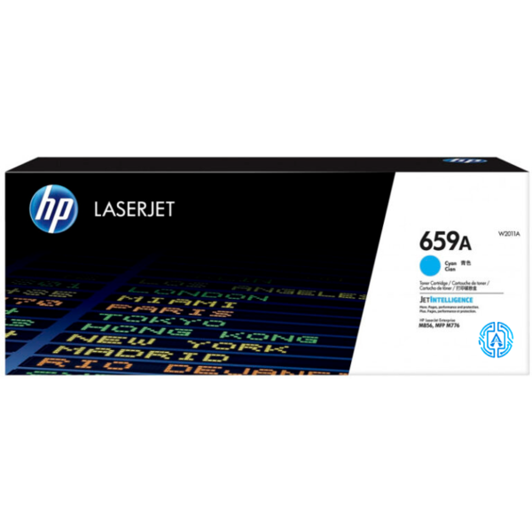 Tóner Hp 659A (W2011A) Cyan 13,000 Pag LaserJet Enterprise M856dn