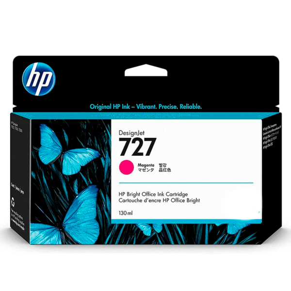 Tinta HP B3P20A (727A) Magenta 130ML DesignJet T1500