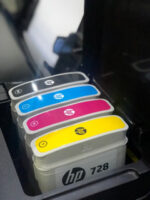 Tinta HP F9J61A (728) Yellow 40ML - Imagen 3