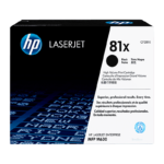 Toner Hp 81X (CF281X) Negro 25,000 Pag LaserJet enterprise mfp M604dn
