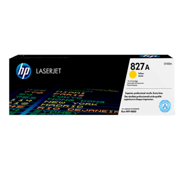 Tóner Hp 827A (CF302A) Yellow 32,000 Pag LaserJet Pro M880z
