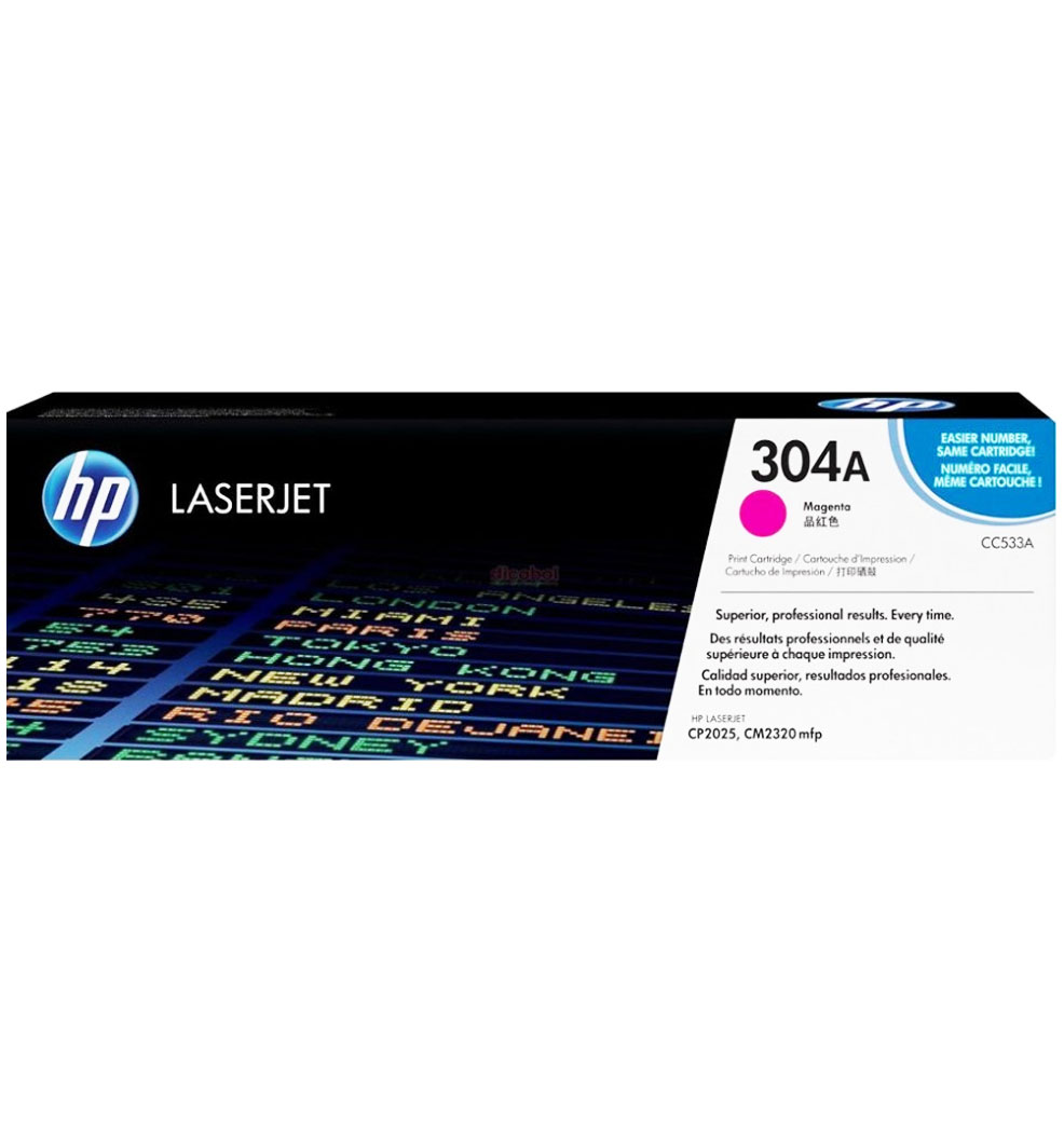 CC533A.jpg Toner Hp 304A (CC533A) Magenta 2,800 Pag Color LaserJet CP2025 - Imagen 1