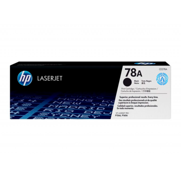 Toner Hp CE278A (78A) Negro 2,100 Pag. LaserJet P1606