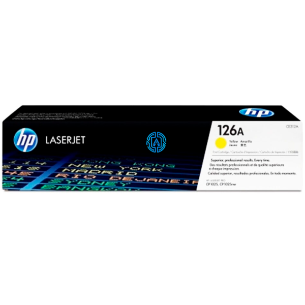 Toner Hp Lj CE312A (126A) Yellow 1,000 Pag. LaserJet CP1025nw