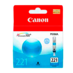 Tinta Canon CLI-221 Cyan 9ML 210Pag iP4600 MP540