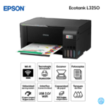Impresora multifuncional Epson Ecotank L3250 inalámbrica, Wi-Fi, inyección de tinta, con tanques recargables - Imagen 2