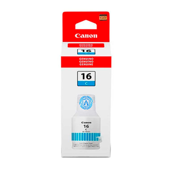 Tinta Canon GI-16C Cyan 70ML 6,000 Pag.  Pixma GX6010