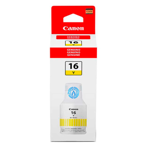 Tinta Canon GI-16Y Yellow 70ML 6,000 Pag. Pixma GX6010