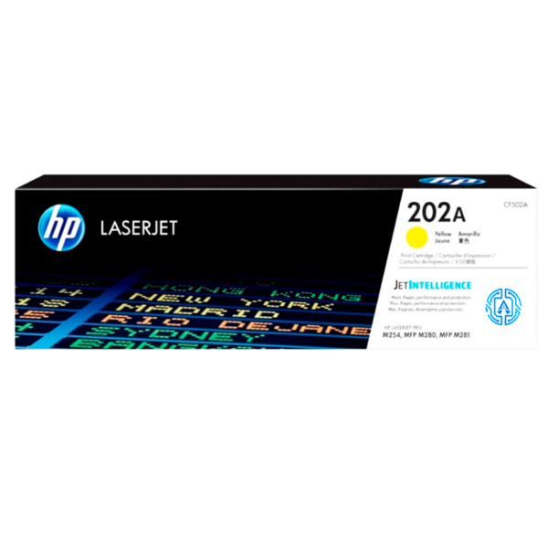 Toner Hp LJ 202A (CF502A) Yellow 1,300 Pag Color LaserJet Pro MFP M281fdw