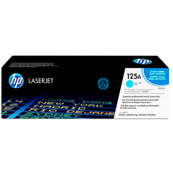 Toner Hp Lj 125A (CB541A) Cyan 1,400 Pag LaserJet CP1210