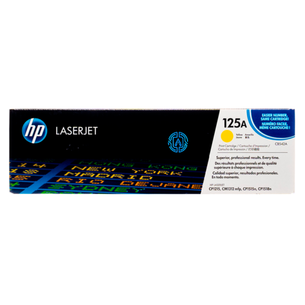 Toner Hp Lj 125A (CB542A) Yellow 1,400 Pag LaserJet CP1210