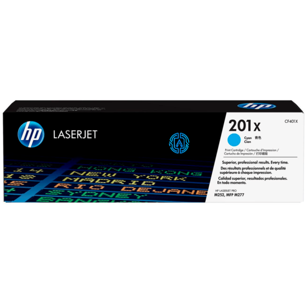 Toner Hp Lj 201X (CF401X) Cyan 2,300 Pag LaserJet ProM252n