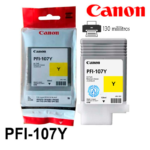 Tinta Canon PFI-107Y Yellow 130ML iPF680 iPF685 - Imagen 2