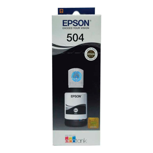 Botella de Tinta Epson T504 (T504120) Negro 127ml