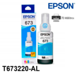 Tinta Epson T673220-AL Cyan L805 Original - Imagen 2
