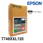 Tinta Epson T748XXL120-AL Negra WF-6090 Original - Imagen 2